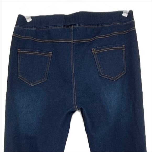 Shelia Rose Distressed Jeggings in Blue Size 2XL - Picture 4 of 6